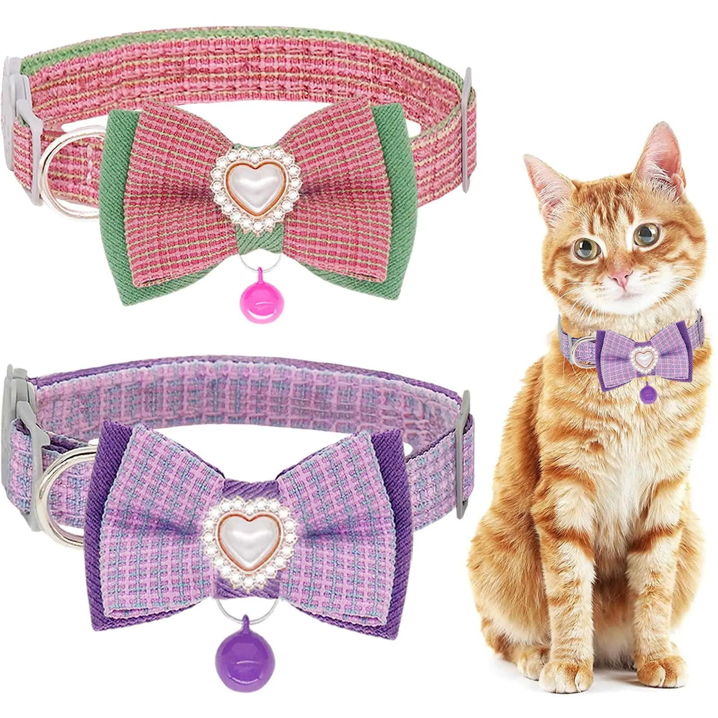Cat Collar MUZIEBA Breakaway With Bells Adjustable