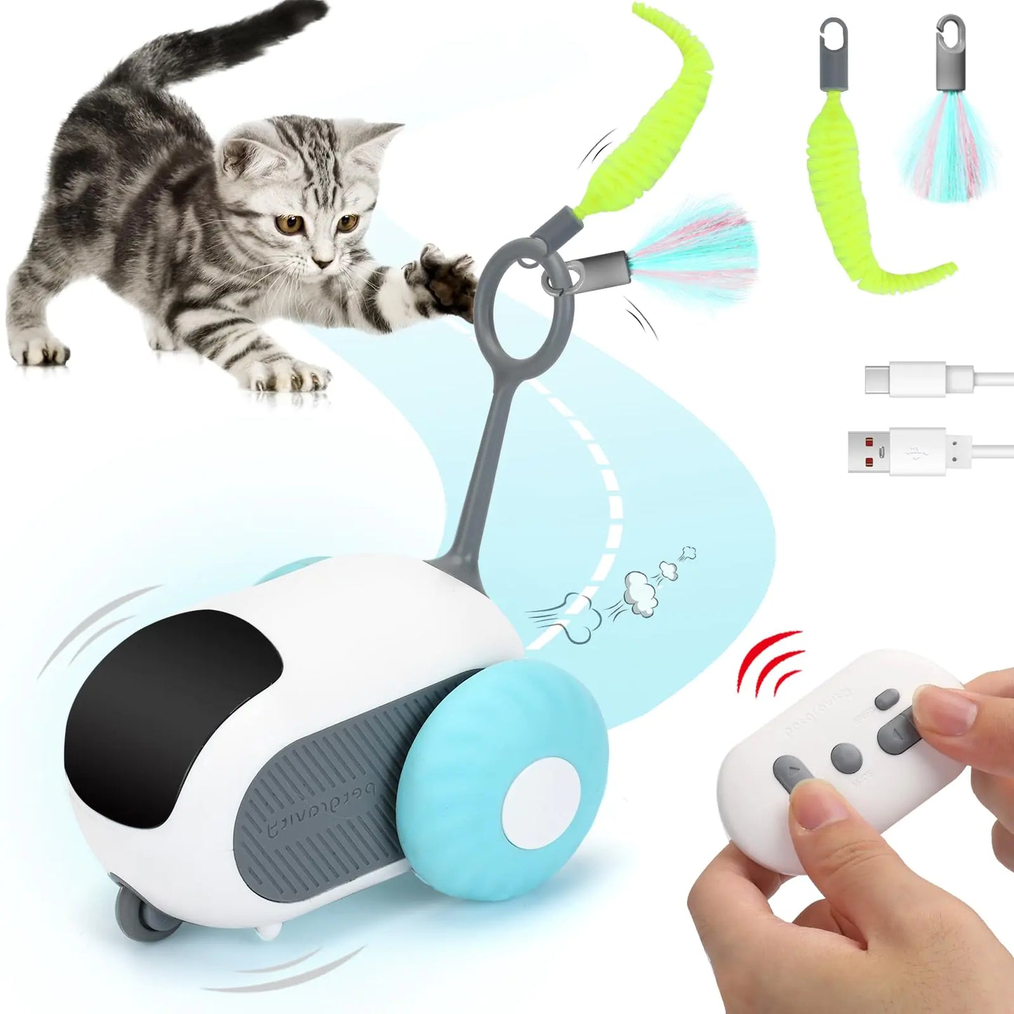 Turbo Tail Elite RC Cat Toy