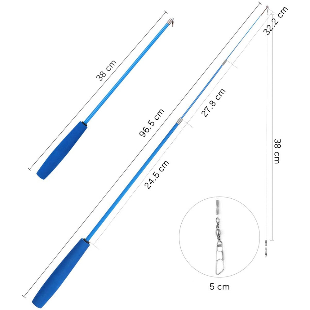 Extendable Feline Fun Wand Set